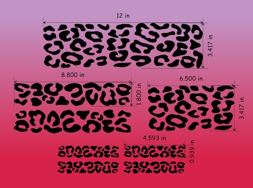 Leopard print bike frame - leopard,